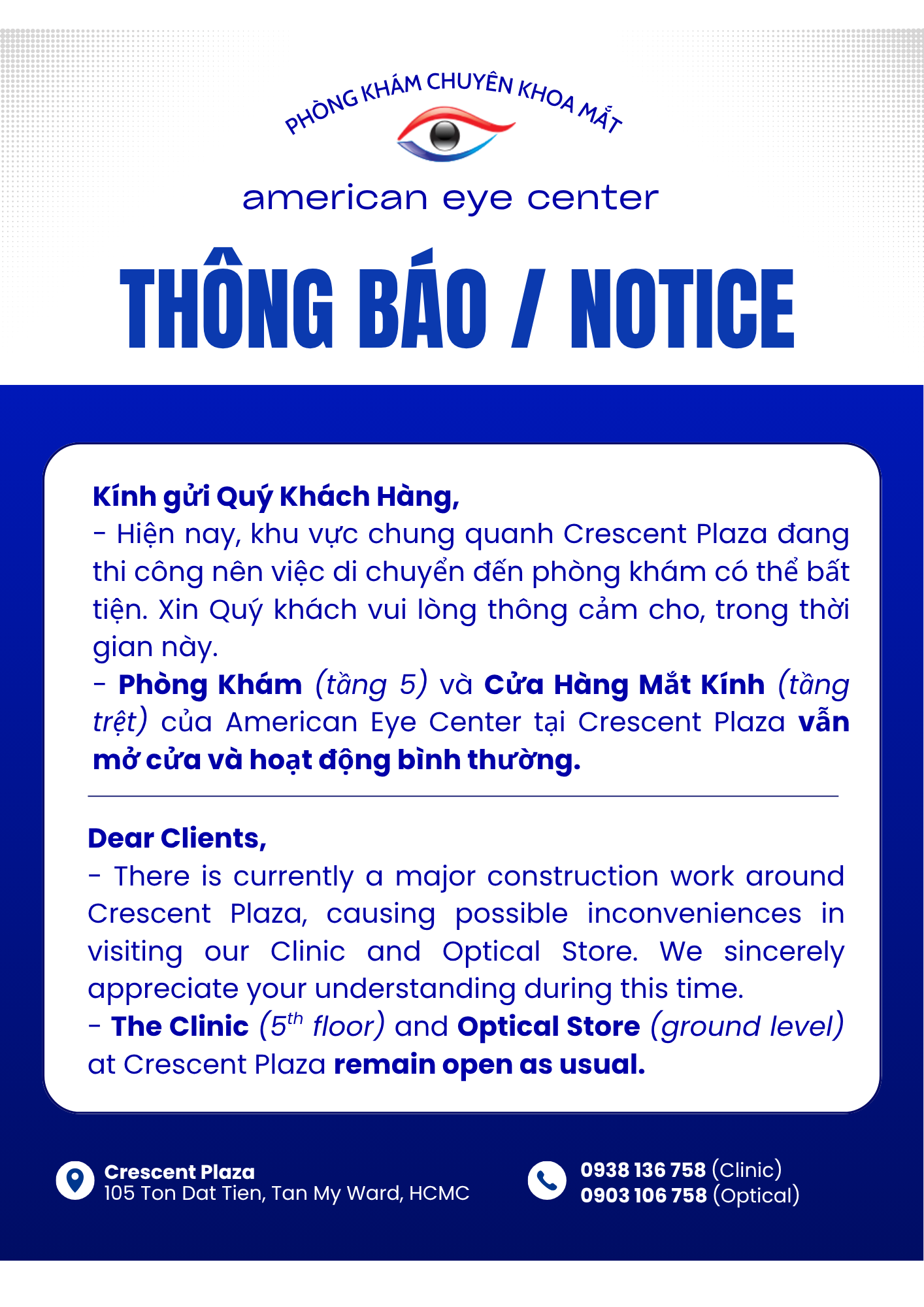 thong bao cap nhat