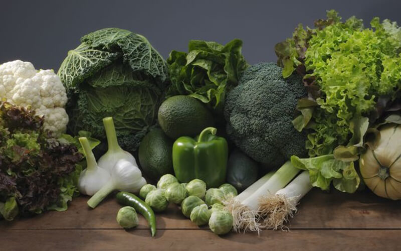 Dark green leafy vegetables
