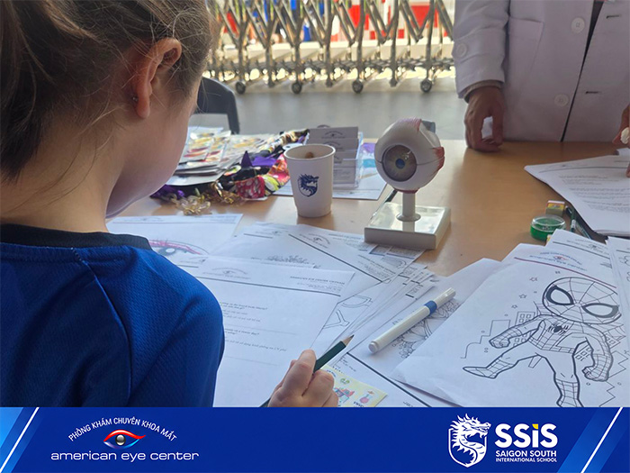 American Eye Center Vietnam joined SSIS Health Fair 2026 to share practical information about vision, myopia, Ortho-K and children&rsquo;s eye care.